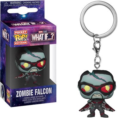 What If &hellip; ? - Zombie Falcon - Schlüsselanhänger Funko Pocket POP! Keychain