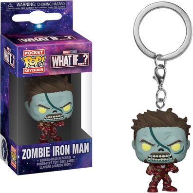 What If &hellip; ? - Zombie Iron Man - Schlüsselanhänger Funko Pocket POP! Keychain