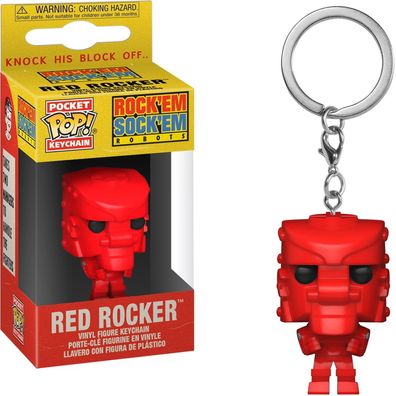 Rock'Em Sock'Em Robots - Red Rocker - Schlüsselanhänger Funko Pocket POP! Keych