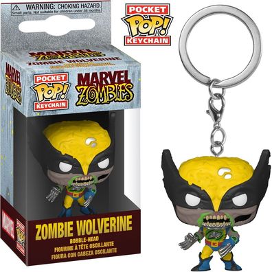 Marvel Zombies - Zombie Wolverine - Schlüsselanhänger Funko Pocket POP! Keychain