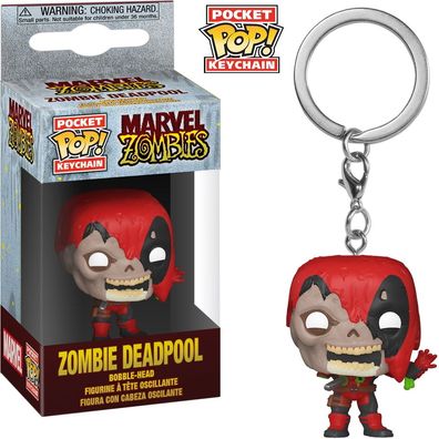 Marvel Zombies - Zombie Deadpool - Schlüsselanhänger Funko Pocket POP! Keychain