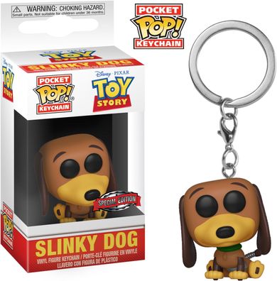 Disney Pixar Toy Story - Slinky Dog Special Edition- Schlüsselanhänger Funko Po