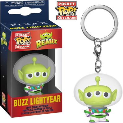 Pixar Remix - Buzz Lightyear - Schlüsselanhänger Funko Pocket POP! Keychain