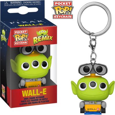 Pixar Remix Alien - Wall-E - Schlüsselanhänger Funko Pocket POP! Keychain