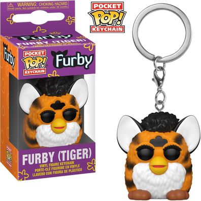 Furby - Furby (Tiger) - Schlüsselanhänger Funko Pocket POP! Keychain