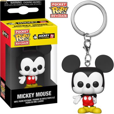 Disney Mickey Mouse 90 years - Schlüsselanhänger Funko Pocket POP! Keychain