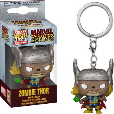Marvel Zombies - Zombie Thor - Schlüsselanhänger Funko Pocket POP! Keychain
