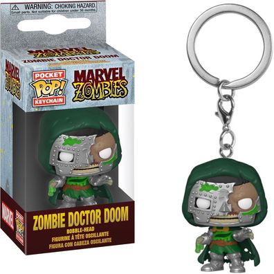 Marvel Zombies - Zombie Doctor Doom - Schlüsselanhänger Funko Pocket POP! Keych