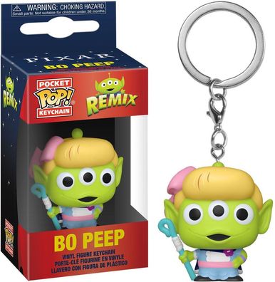 Disney Pixar Alien Remix - Bo Peep - Schlüsselanhänger Funko Pocket POP! Keycha