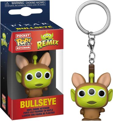 Disney Pixar Alien Remix - Bullseye - Schlüsselanhänger Funko Pocket POP! Keych