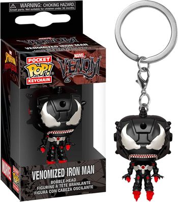 Marvel Venom - Venomized Iron Man - Schlüsselanhänger Funko Pocket POP! Keychai