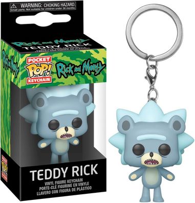 Rick and Morty - Teddy Rick - Schlüsselanhänger Funko Pocket POP! Keychain