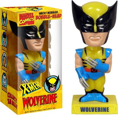 Marvel Wolverine Bobble-Head X-Men - Funko Wacky Wobbler Bobble Head Wackelkopf