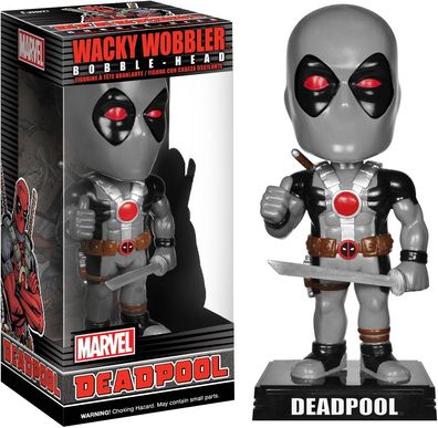 Marvel Deadpool Wacky Wobbler Bobble Head - Funko Wacky Wobbler Bobble Head Wac