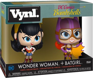 DC Comics Bombshells - Wonder Woman + Batgirl - Funko Vynl Figuren