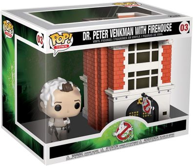 Ghostbusters - Dr. Peter Venman with Firehouse 03 - Funko Pop! - Vinyl Figur