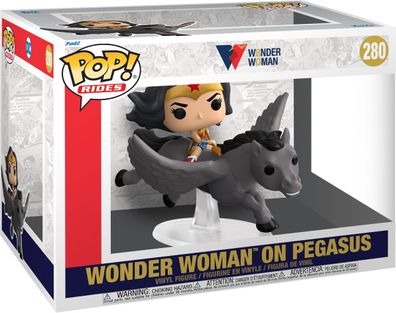 WW Wonder Woman - Wonder Woman on Pegasus Deluxe 280 - Funko Pop! - Vinyl Figur