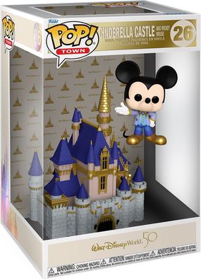 Walt Disney World 50th - Cinderella Castle and Micky Mouse 26 - Funko Pop! Town