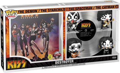 Kiss Destroyer The Demon Starchild Spaceman Catman 22 Special Edition Glows - Fu