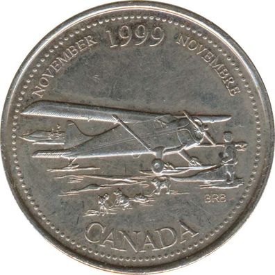 Kanada 25 Cents 1999 Millenium - November*