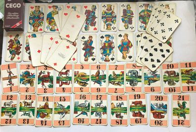 Cego die echten Altenburg Stralsunder 54 Blatt - Black Forest tarot cards