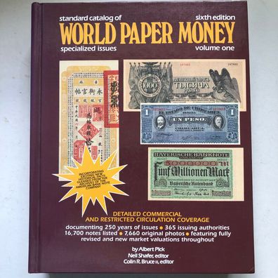 Standard Catalog of World Paper Money: Specialized Issues Volume One -1008 Pages