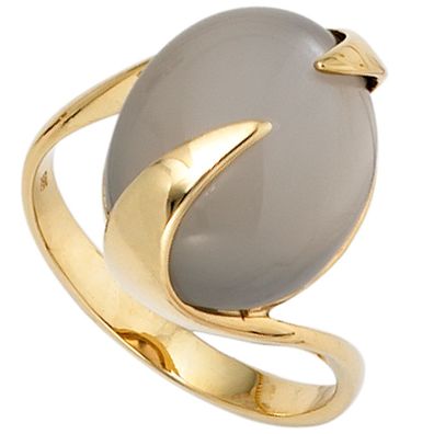 Damen Ring 585 Gold Gelbgold 1 Mondstein Goldring Mondsteinring Gelbgoldring.