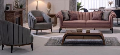 Sofagarnitur 311 Sitzer Set Design Sofa Polster Couchen Couch Modern Garnitur