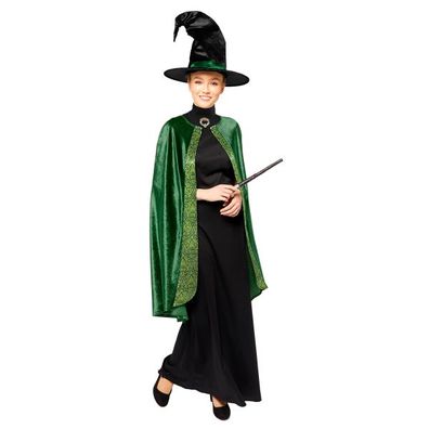 Harry Potter Professor McGonagall Größe L Erwachsenenkostüm Hexe Hogwarts Robe
