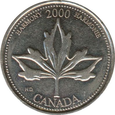 Kanada 25 Cents 2000 Millenium - Harmony*