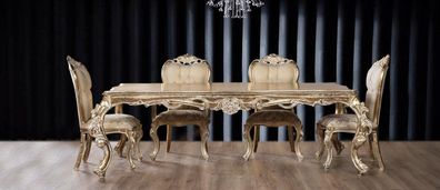 Tisch Esszimmertisch Esstisch Esszimmer Holz Tische Barock Ess Luxus Möbel Neu