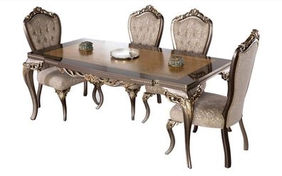 Tisch Luxus Esszimmertisch Esstisch Esszimmer Holz Tische Barock Ess Möbel Neu