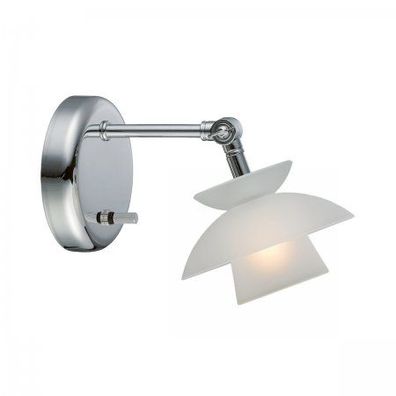 Halo Design No. 710782 LED Wandleuchte DALLAS (mini) Chrom Opal Ø 12,5