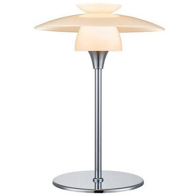 Halo Design No. 733675 Tischleuchte Scandinavia Opal Chrom Ø 20cm