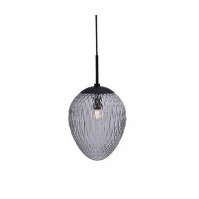 Halo Design No. 738748 Pendelleuchte Woods Rauchglas Schwarz 25cm