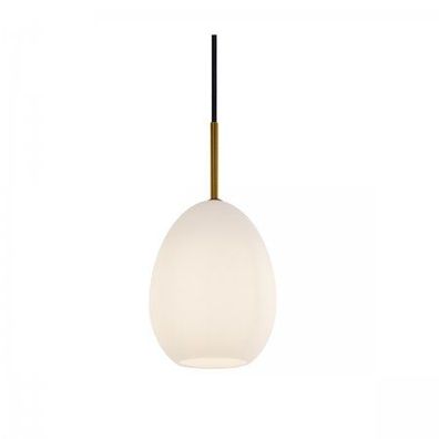 Halo Design No. 739899 Pendelleuchte Bodø Opal Messing gebürstet 14cm