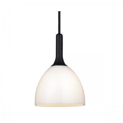 Halo Design No.742233 Pendelleuchte Bellevue Opal Schwarz 14cm