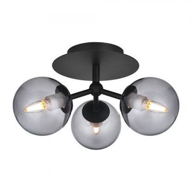 Halo Design No. 740161 Deckenleuchte ATOM by E. Patton Smoke 26cm