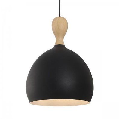 Halo Design 742899 Pendelleuchte Dueodde Metall E27 schwarz 30cm