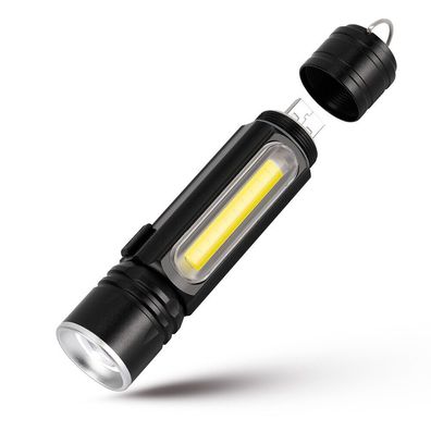 Perfektlicht Foxlight LED Outdoor Taschenlampe Zoom Cob Licht USB wasserfest