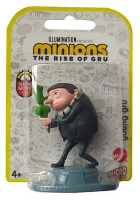 Mattel GMJ64 Minions Micro Collection - The rise of Gru - Young Gru, mit Klebepi