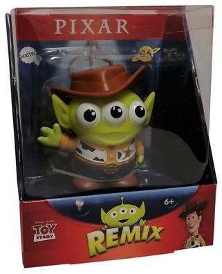 Mattel Disney Pixar HCC10 Remix Aliens Woody mit Hut Cowboy Toy Story Spielfigur
