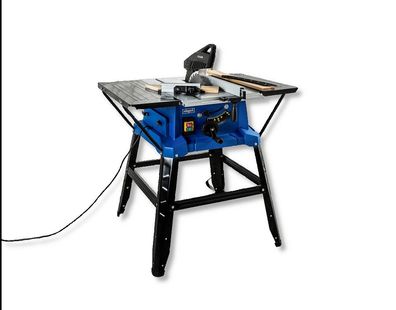 Scheppach Tischkreissäge 2000W HS250L SE Laser mit Untergestell & Verbreiterung