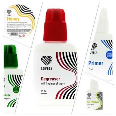 Lovely Vorbehandlung Primer | Degreaser | Gel-Remover, diverse Aromen