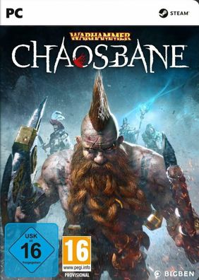 Warhammer Chaosbane (PC, 2019, Nur der Steam Key Download Code) Keine DVD, No CD