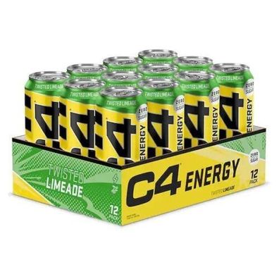 C4 Carbonated - 12 x 500 ml - twisted limeade MHD 11.22