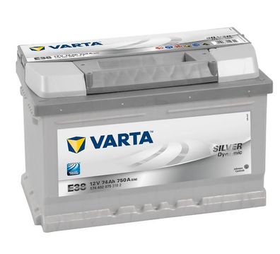 VARTA E38 Silver Dynamic 74Ah 750A Autobatterie 574 402 075