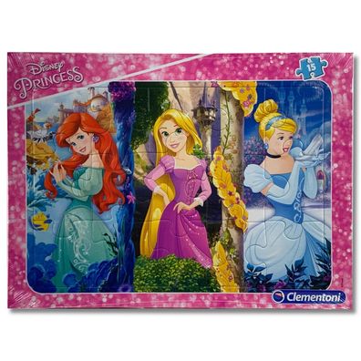 Clementoni Puzzle Princess 15 teilig Supercolor Puzzle Nr.3 Prinzessin