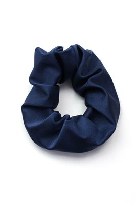 Haargummi Marine glänzend elastisch breit Scrunchie Zopfband Haarbinder Armband
