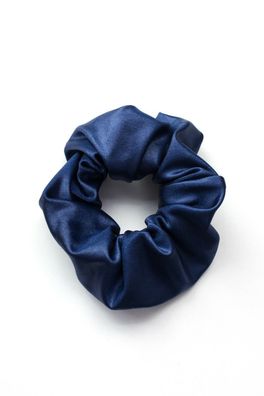 Haargummi Marine wetlook elastisch breit Scrunchie Zopfband Haarband Armband